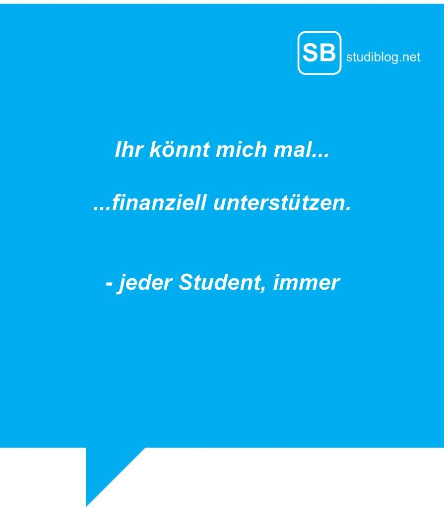 Sprüche Studenten "Finanzen" StudiBlog