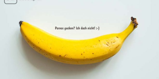 Erotische Geschichten, symbolisiert mit einer Banane